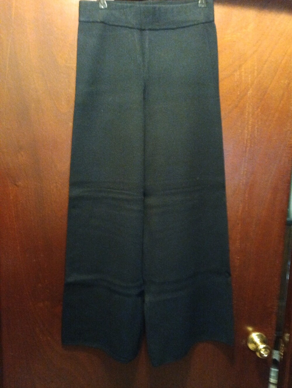 White Birch Black Label Woman's Full Knit Wide Leg Pants NWT Size Medium